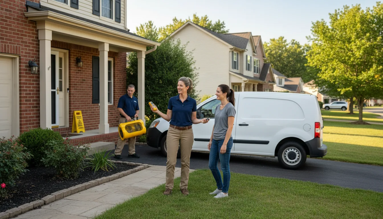 Water restoration image for Dehumidification And Cleanup Services in Rodney, IA